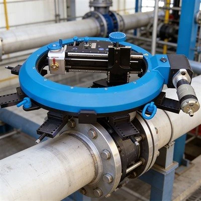 OD Mount Flange Facing Machine